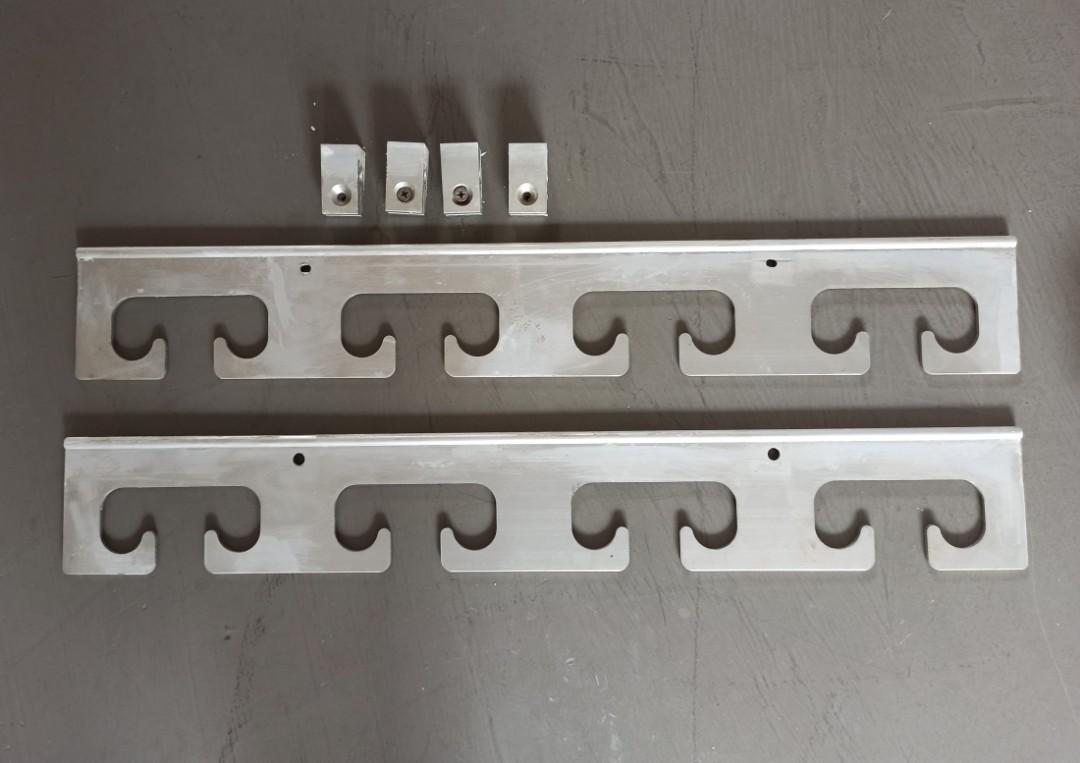 Ceiling clothes hanger brackets HDB, Furniture & Home Living, Home
