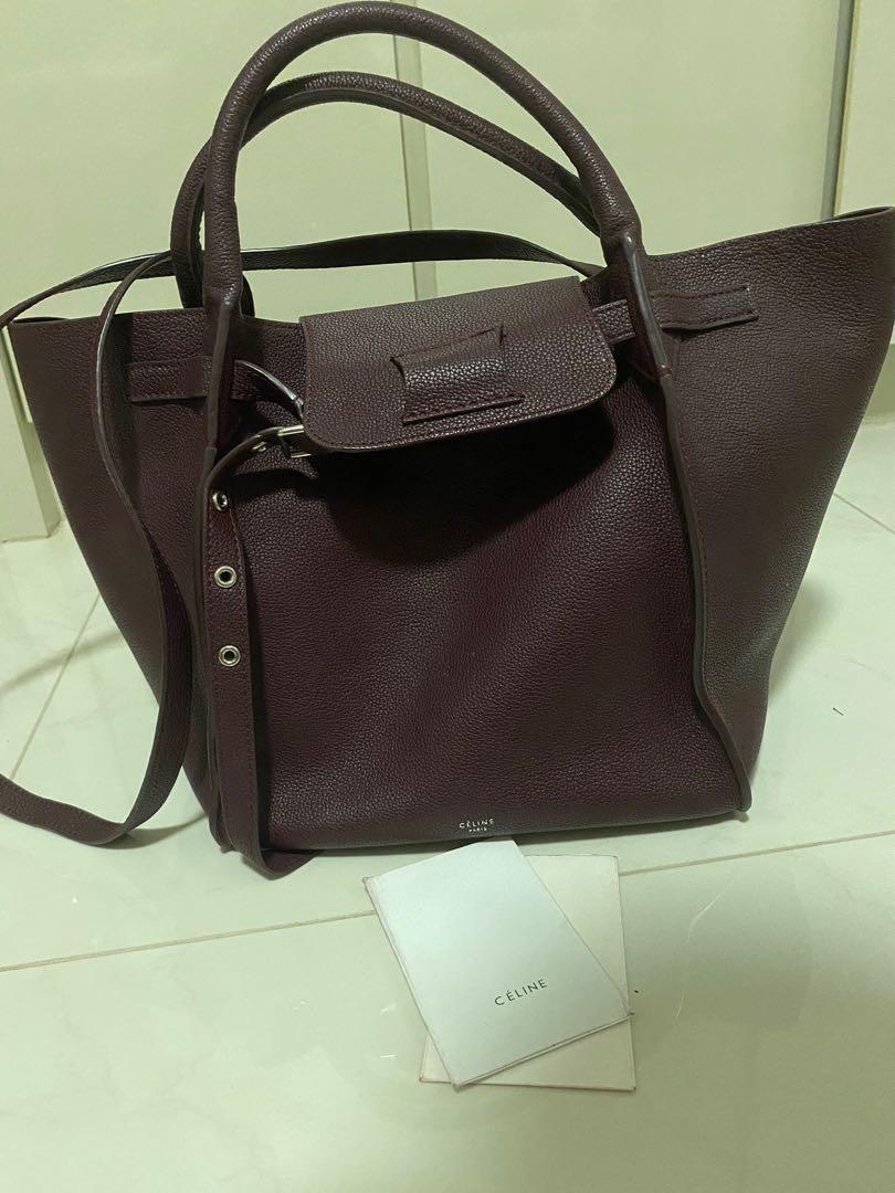 Celine big bag burgundy store