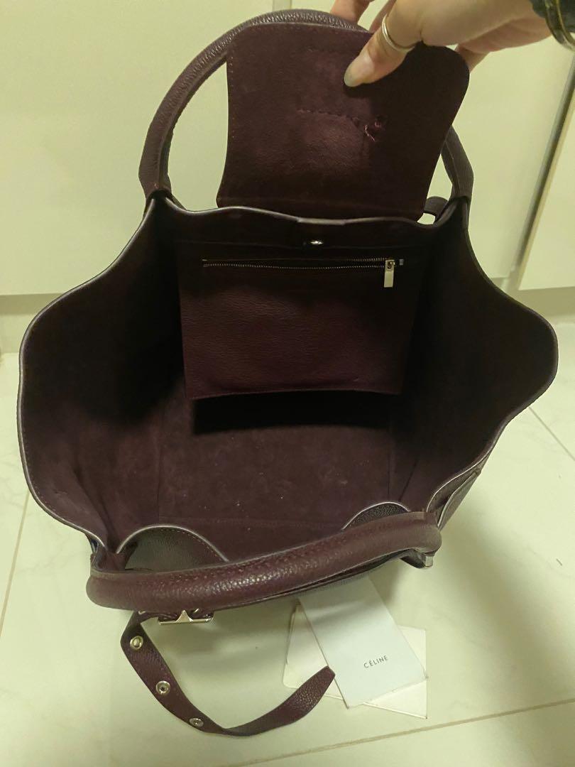 Celine small big bag burgundy sale