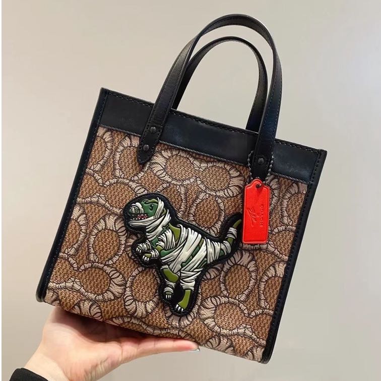 Coach dinosaur tote shop