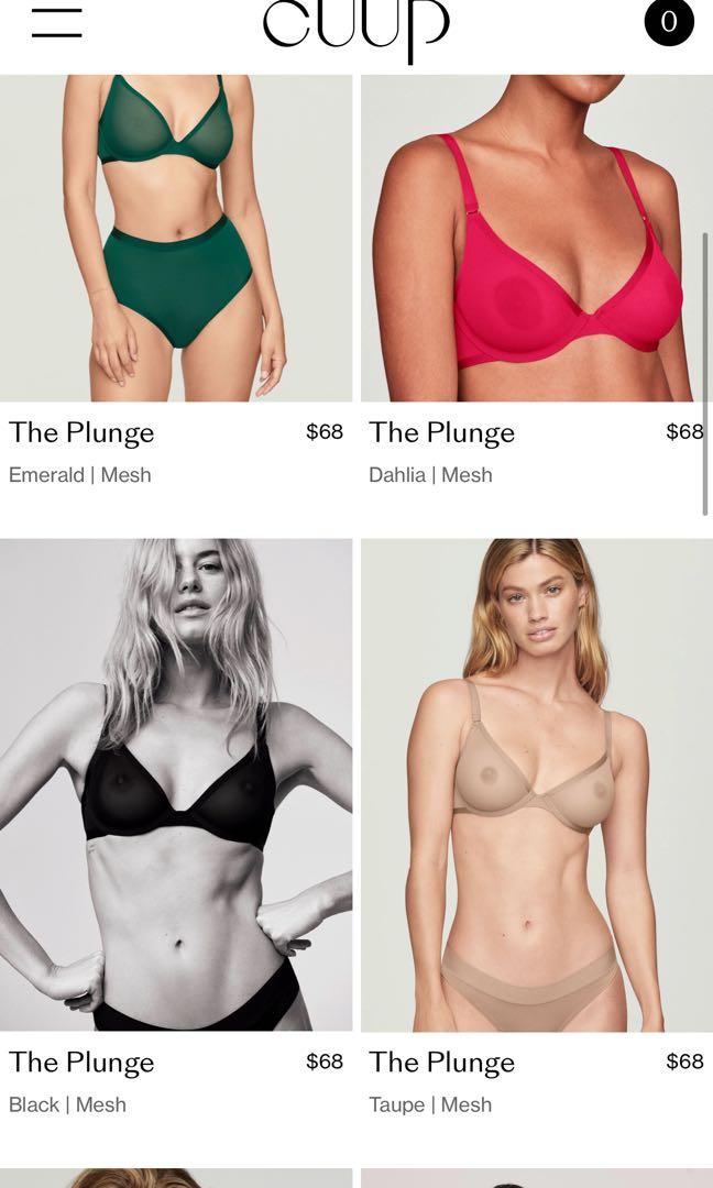 🆕Cuup bra the plunge 38G/40, Women's Fashion, Tops, Blouses on