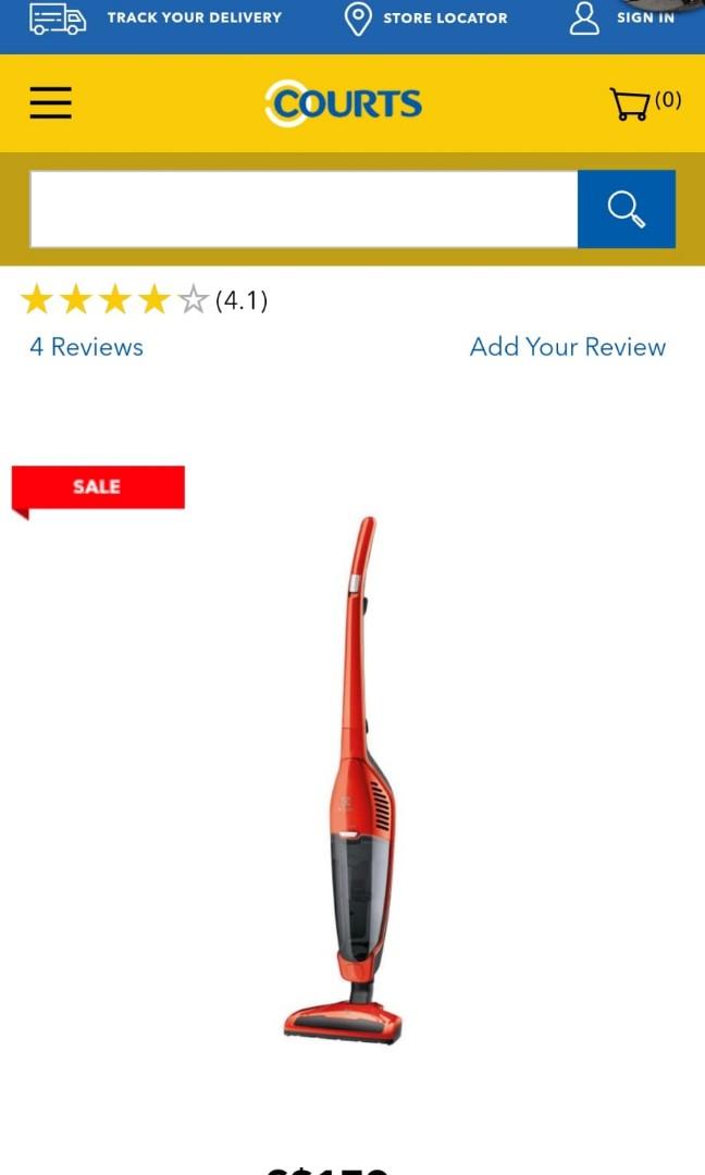 ELECTROLUX EDYL35OR HANDSTICK VACUUM CLEANER DYNAMICA PRO (800W) 70