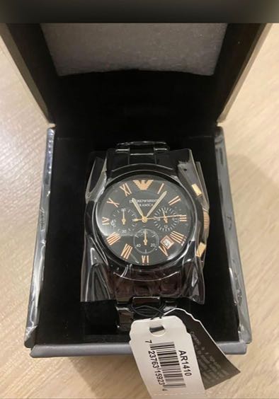 Mens emporio armani deals ceramic chronograph watch ar1410