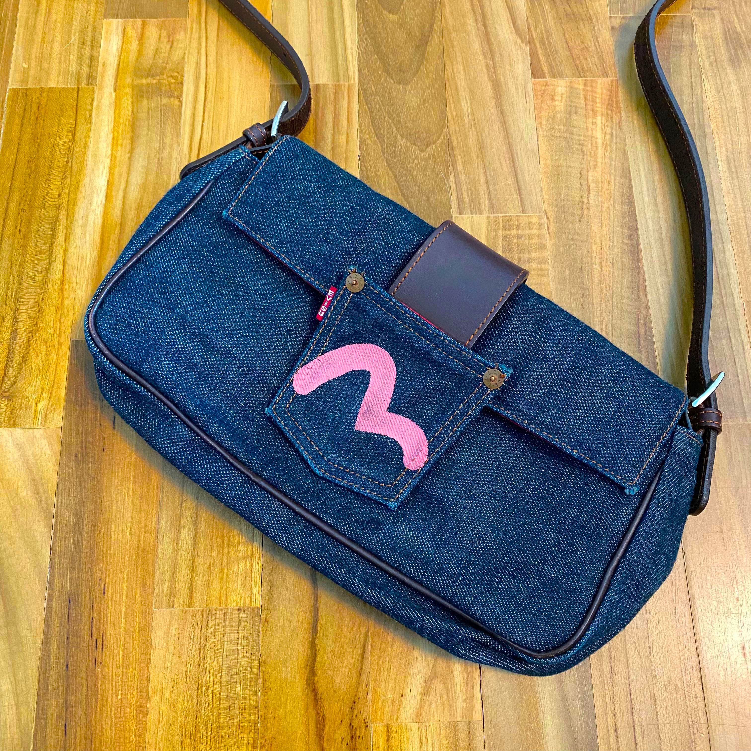 Evisu denim bag sales