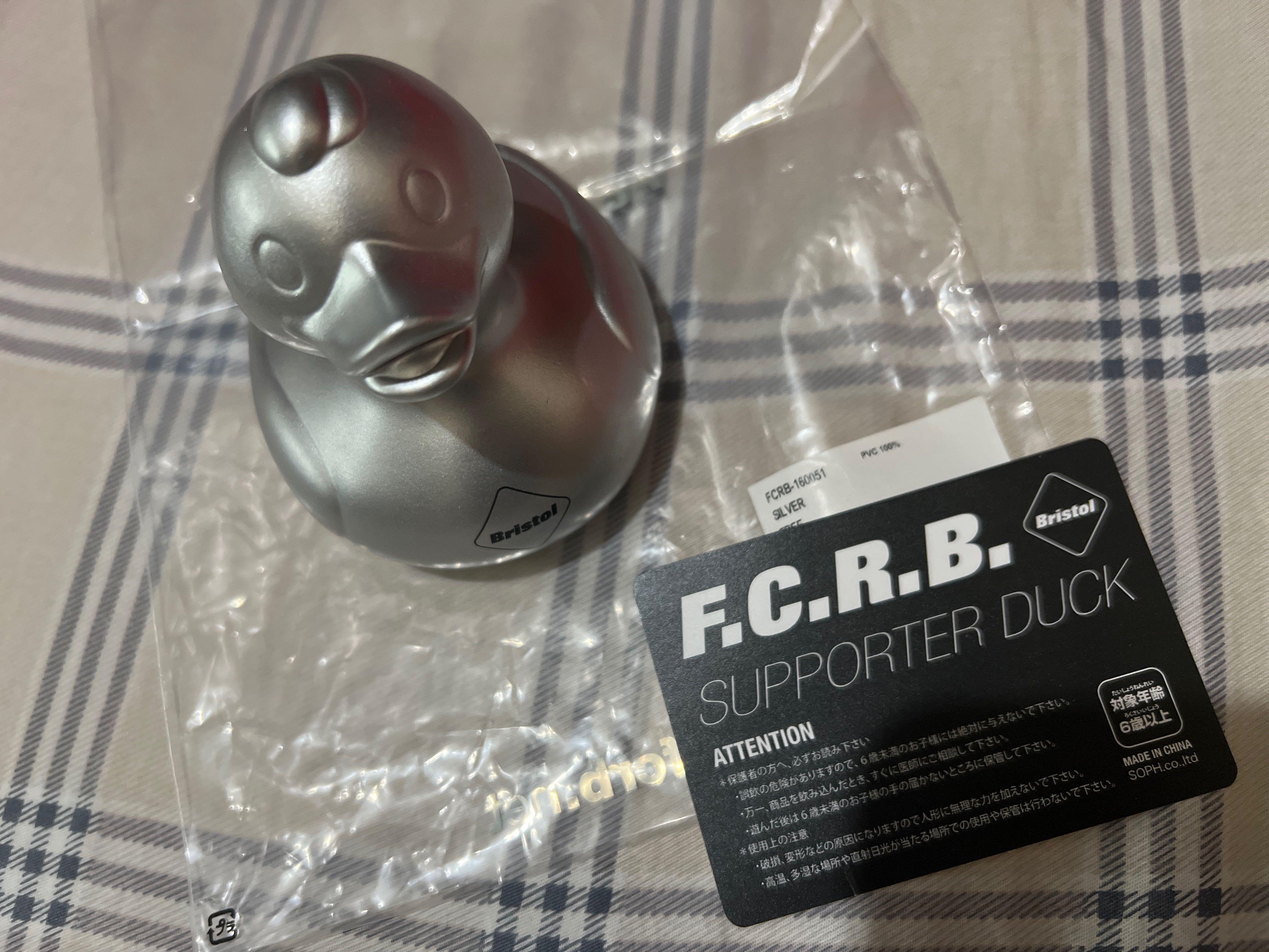 F.C.R.B SUPPORTER DUCK F.C.R.B. SUPPORTER DUCK ラバーダック アヒル ブルー ブラック