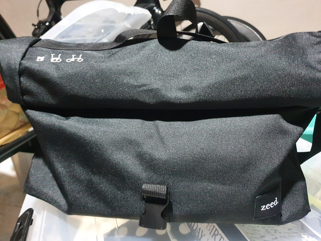 Folding bike front block bag, Sports Equipment, Bicycles & Parts, Parts & Accessories on Carousell