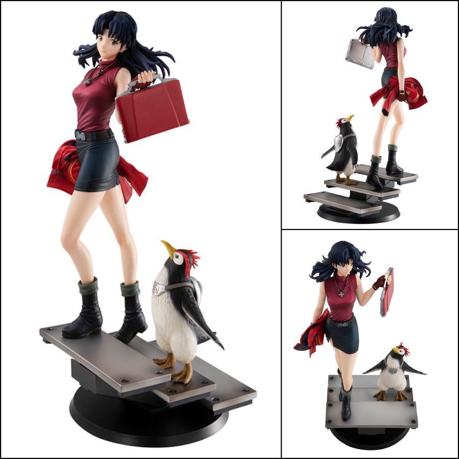 Figure Evangelion - Gals Misato Katsuragi & Pen Pen - MegaHouse - Pvc - Neuf