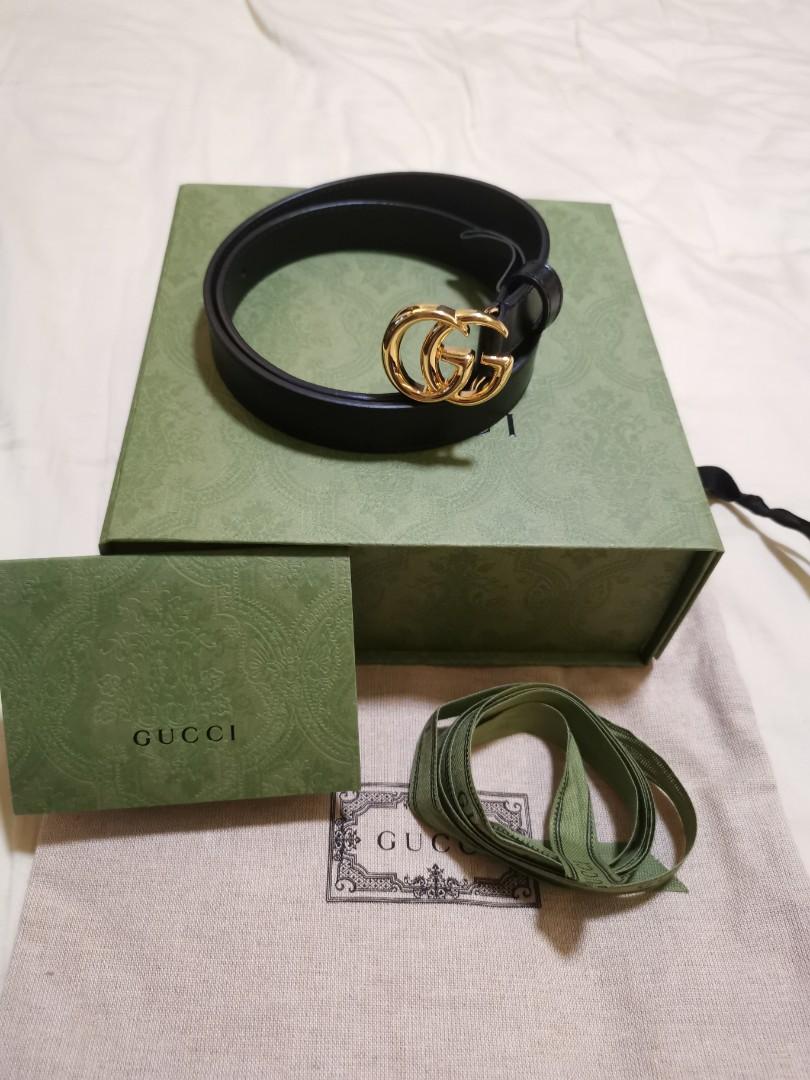 Gg buckle slim new arrivals leather belt