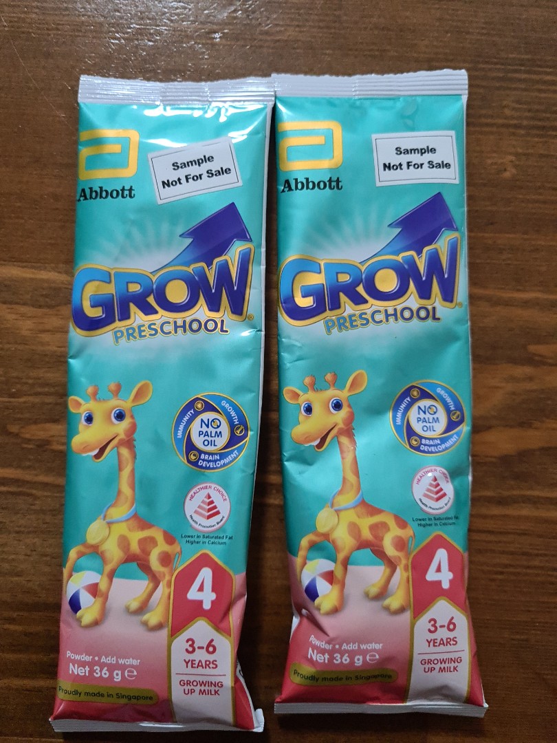Grow Preschool Milk Sample, Babies & Kids, Nursing & Feeding, Weaning