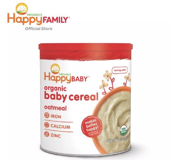 HappyBaby Organic Probiotic Baby Cereal 198g, Babies & Kids, Nursing ...