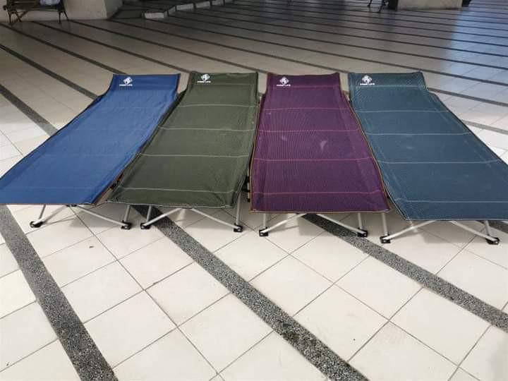 HEAVY DUTY FOLDING BED, Furniture & Home Living, Outdoor Furniture on