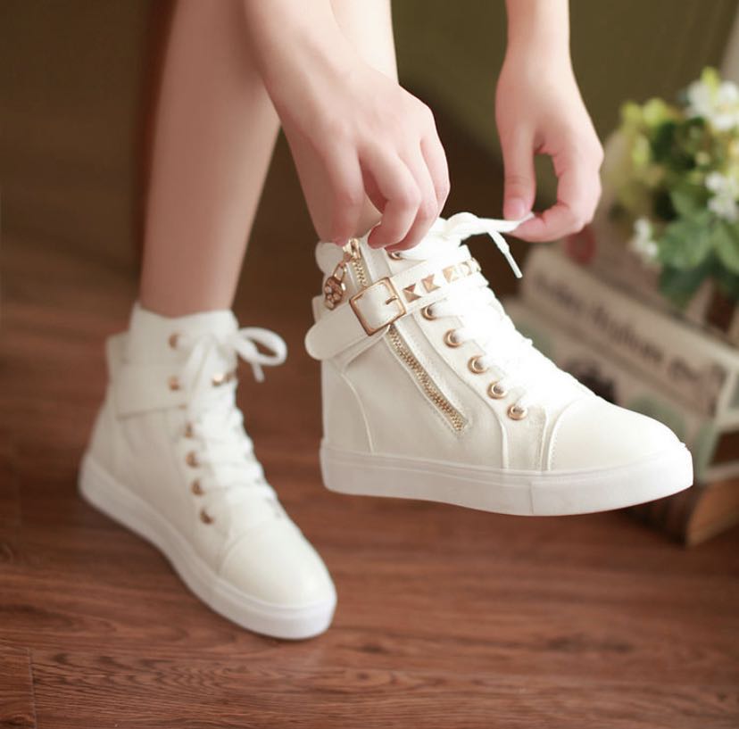 PO High cut sneakers Women s Fashion Footwear Sneakers on