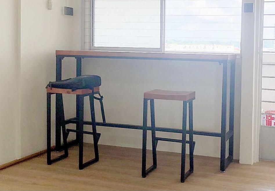 Tall sales window table
