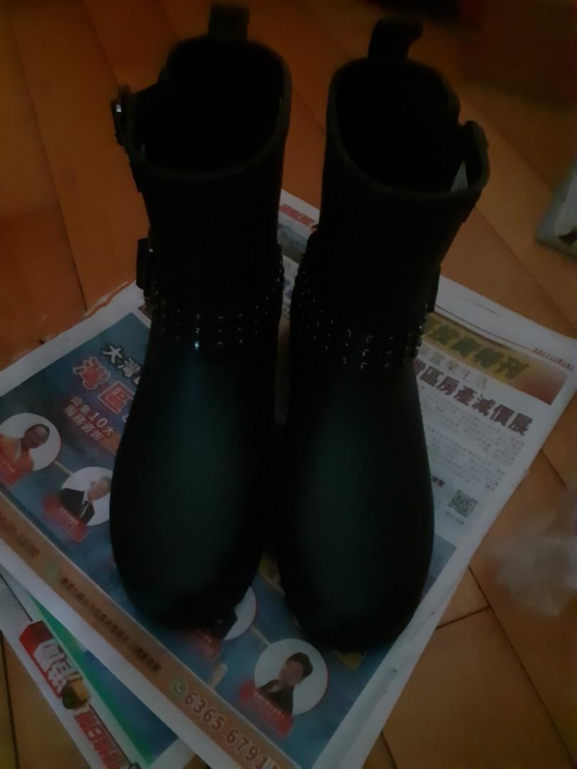 Hunter studded biker boots new arrivals