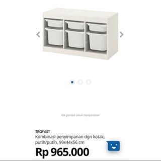Ikea Trofast + 6 box