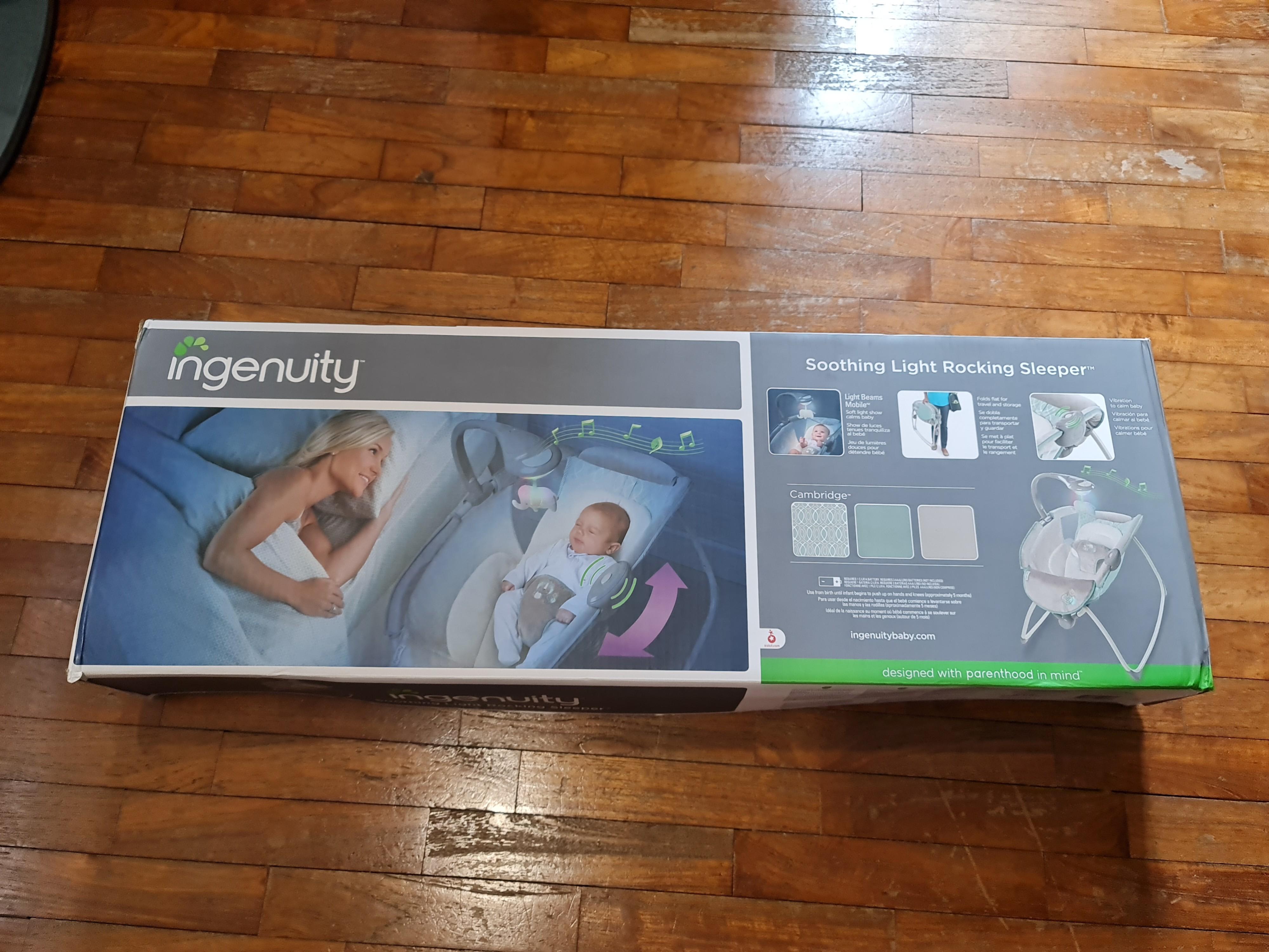 Ingenuity Soothing Light Rocking Sleeper Rocker, Babies & Kids, Baby