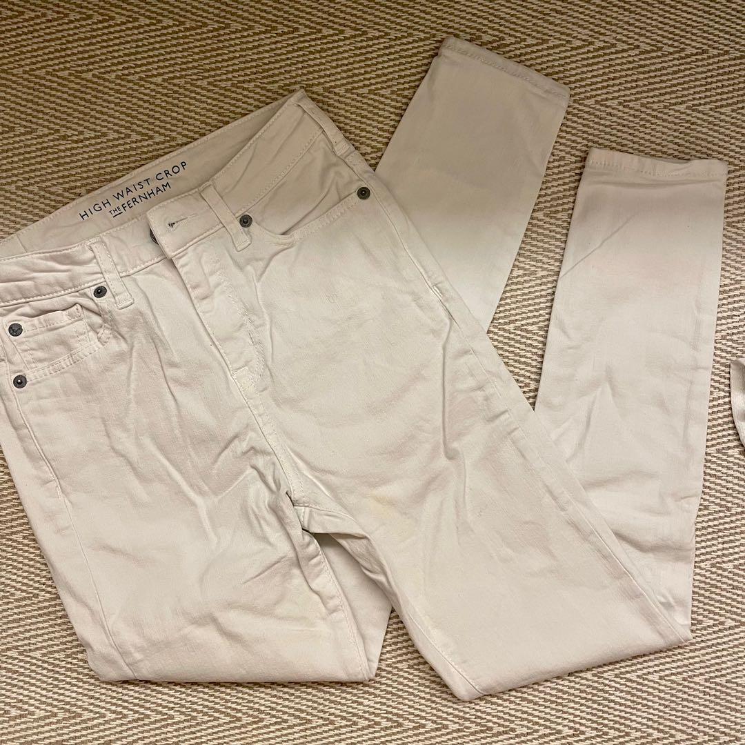 Jack Wills Fernham High Waist Crop Jeans Women s Fashion Bottoms