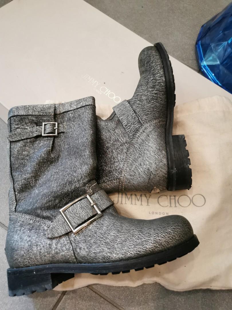 Glitter biker hotsell boots
