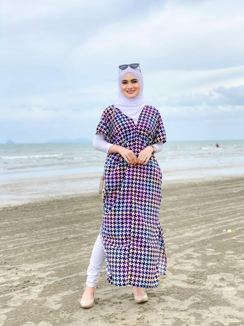 KAFTAN HAWAII, Muslimah Fashion, Dresses on Carousell