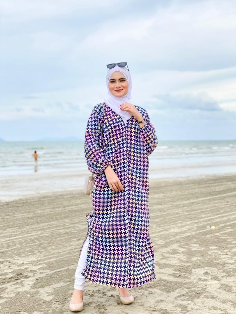 KAFTAN HAWAII, Muslimah Fashion, Dresses on Carousell