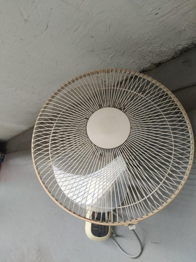 KDK Wall Bracket Fan, Furniture & Home Living, Lighting & Fans, Fans on