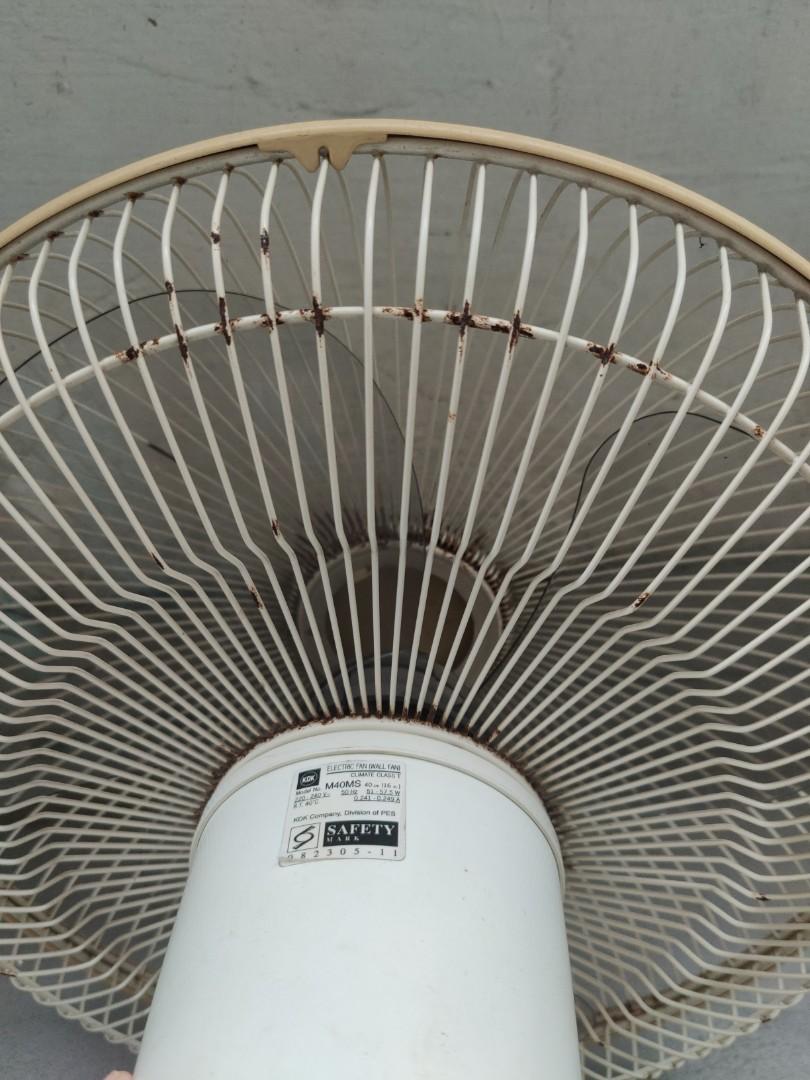 KDK Wall Bracket Fan, Furniture & Home Living, Lighting & Fans, Fans on