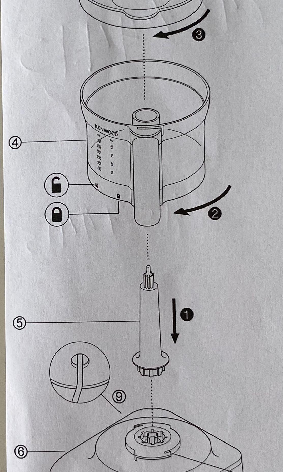 Kenwood FDM30 food processor, TV & Home Appliances, Kitchen Appliances