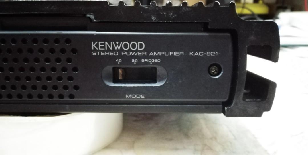 Kenwood KAC921 amplifier, Auto Accessories on Carousell