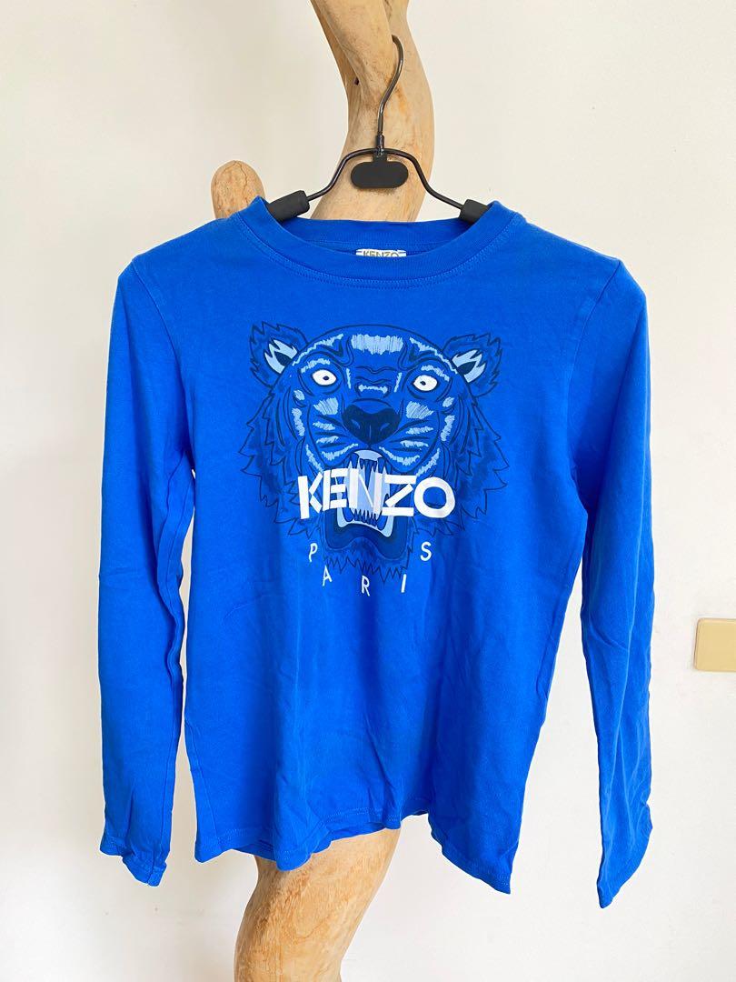 Kenzo Kids Blue Tshirt Long Sleeve Bayi Anak Baju Anak