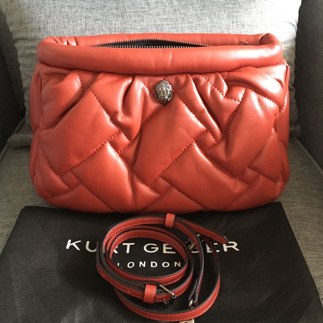 KURT GEIGER LONDON KENSINGTON SOFT CLUTCH