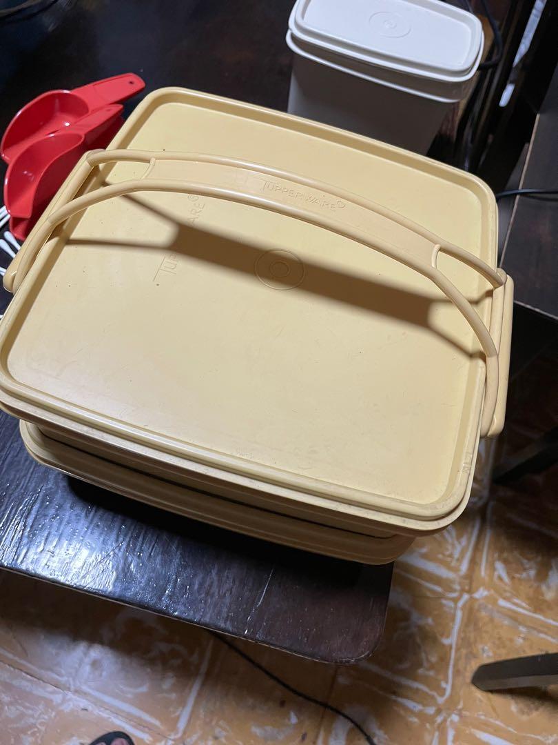 Large stacking plastic container (Category: Storage Boxes & Baskets) located in Quezon City. Submitted by garagesalemom (Listing ID 1118755229, Image 2). Description: For organizing sewing notions and other small items. Authentic vintage Tupperware..