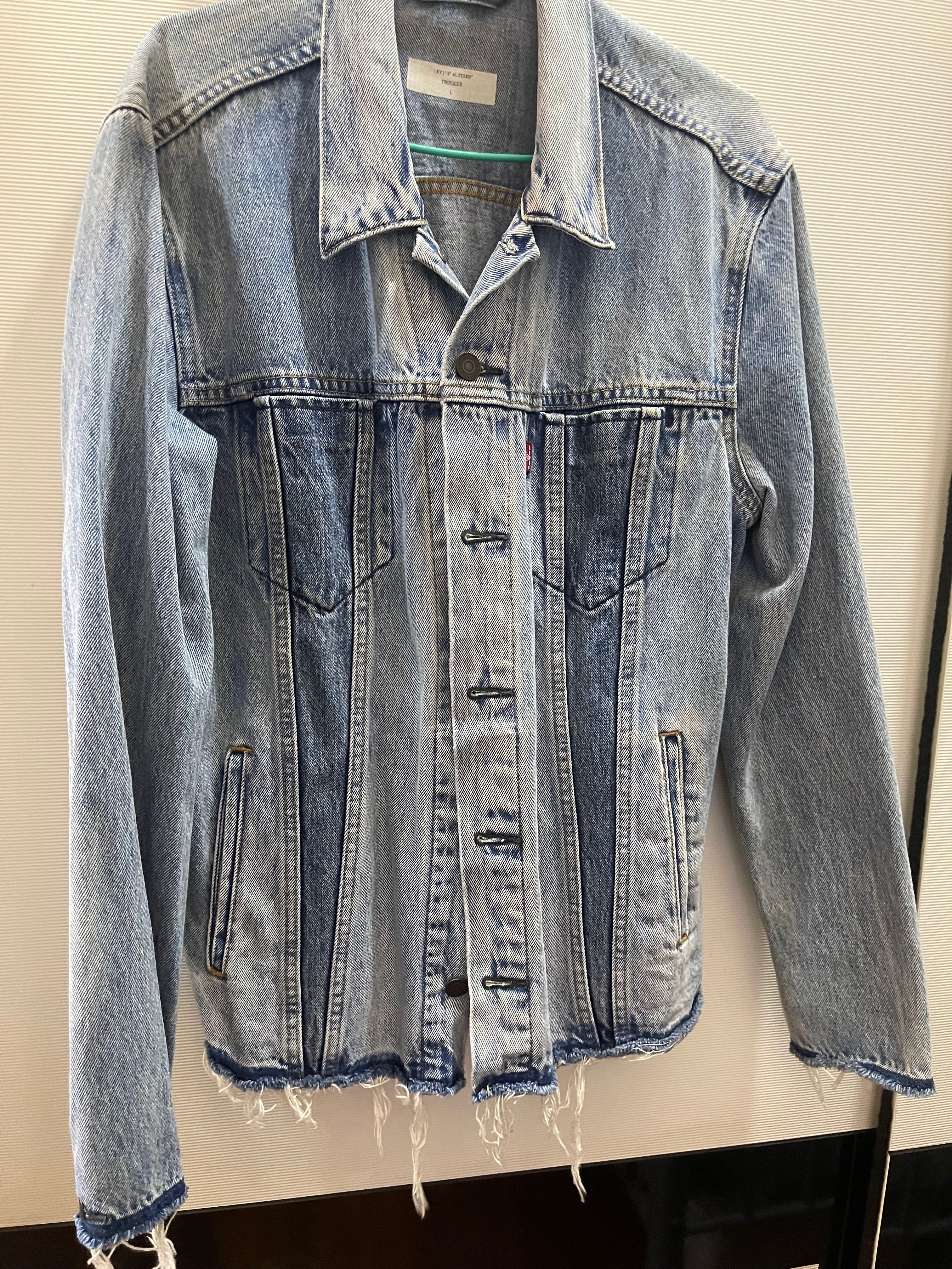 Levi's altered trucker // denim jacket, Men's Fashion, Coats, Jackets and  Outerwear on Carousell