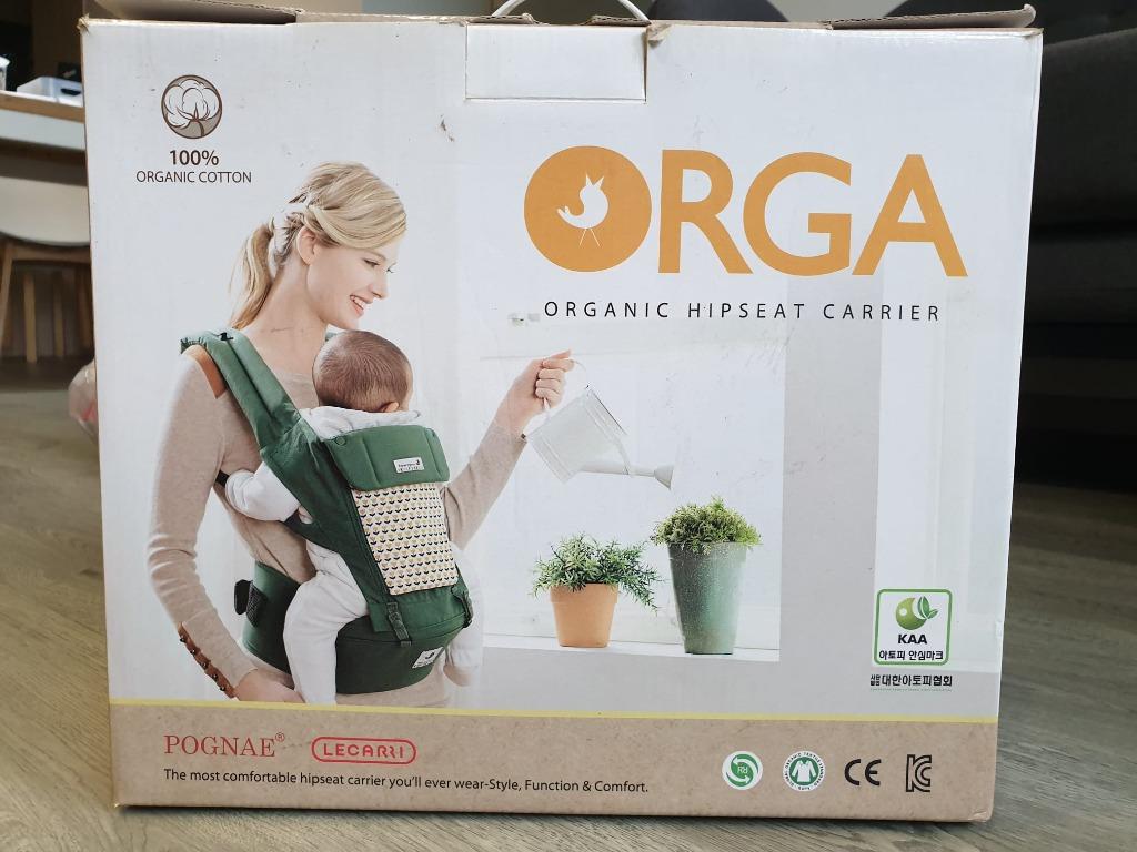 KoreaSale Pognae Orga Organic Hipseat Carrier baby tula sling