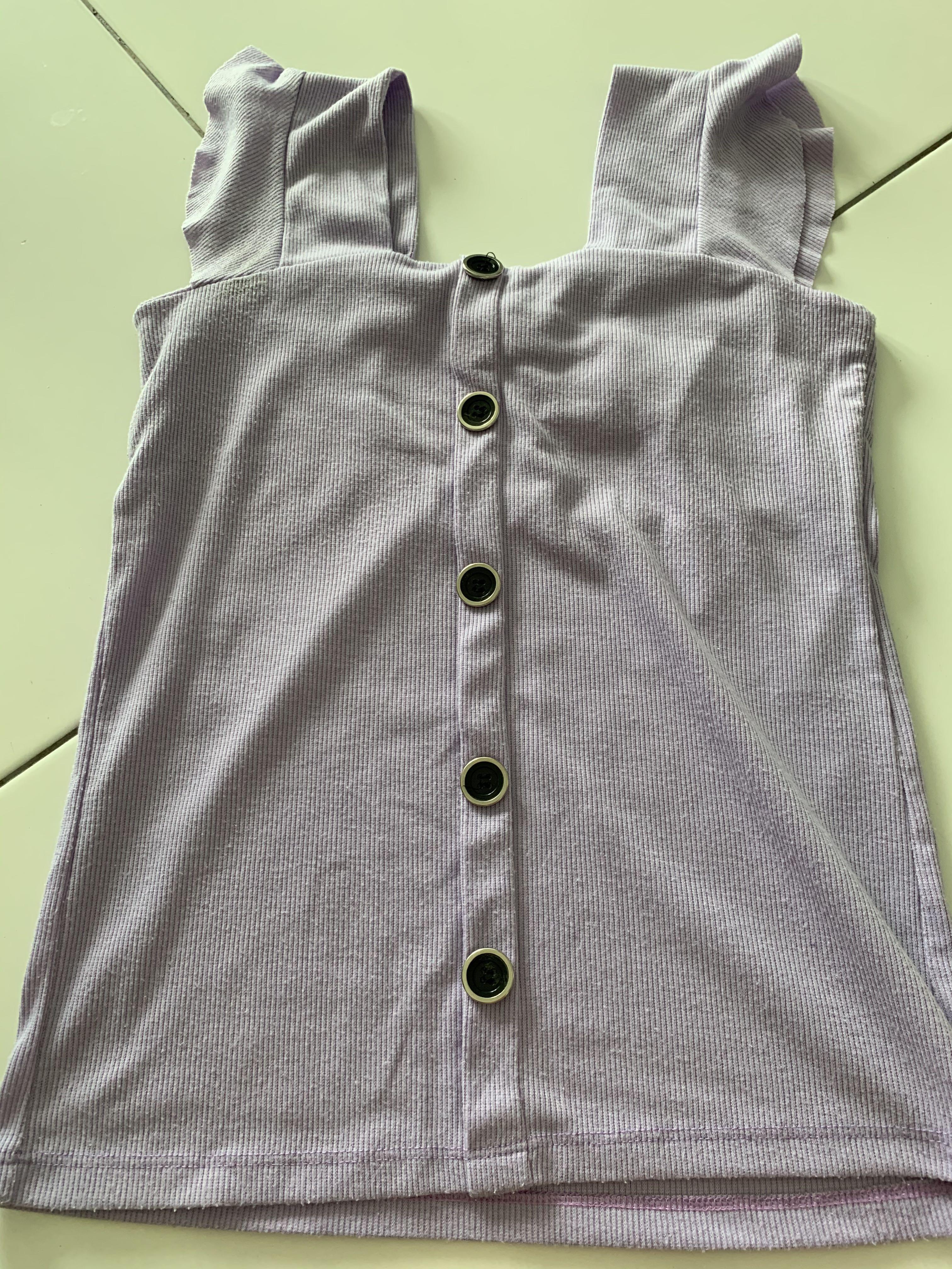 Drastisk animation had Lilac Sleeveless Blouse (pit 16 inch and length 22 inch) - very comfortable  material , Women's Fashion, Clothes, Tops on Carousell