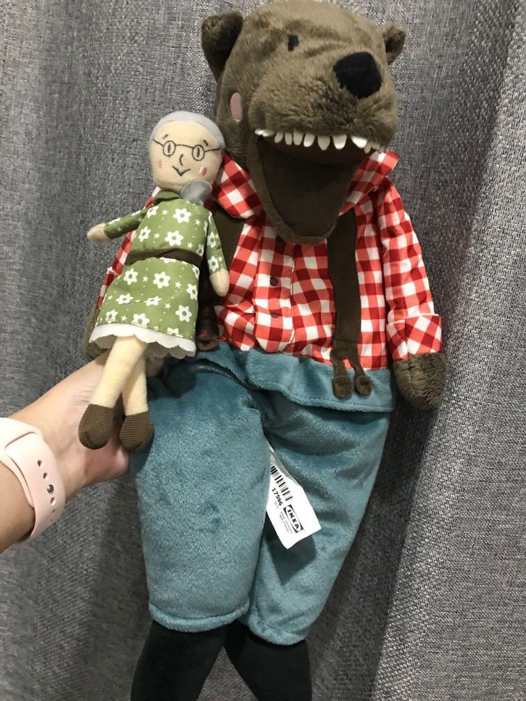 ikea wolf plush