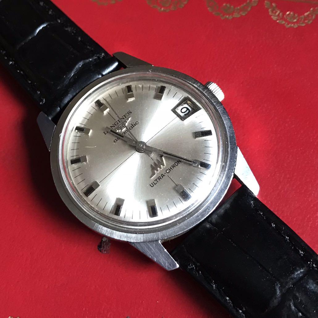 Longines ultra chron automatic, Barang Mewah, Jam Tangan di Carousell