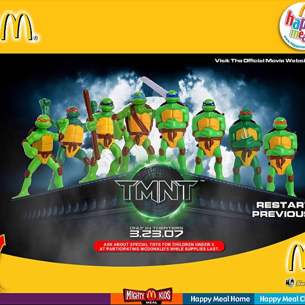 McD 2007 TMNT 2 sets 8pcs Hobbies Toys Toys Games on Carousell