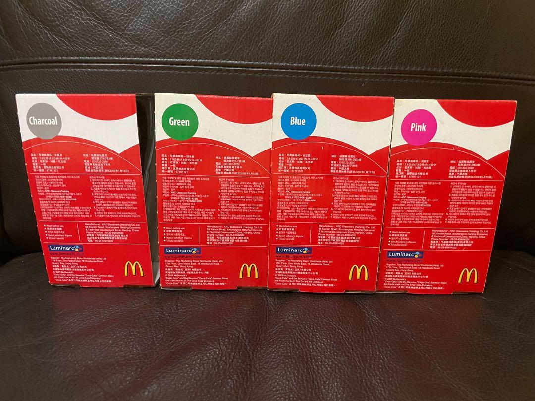 McDonald’s Coca Cola Glasses, Hobbies & Toys, Memorabilia