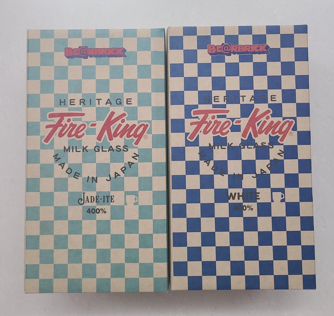 BE@RBRICK Fire-King 400% WHITE MEDICOM TOY ベアブリック