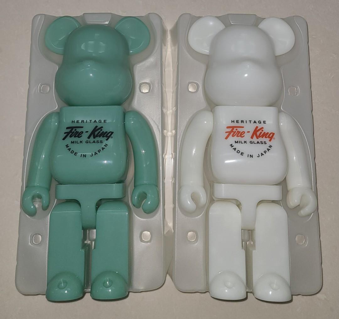 MEDICOM TOY - BE@RBRICK Fire-King 400％ ホワイト BE@RBRICK WHITE Fire-King 400% ベアブリック（正規品 美品