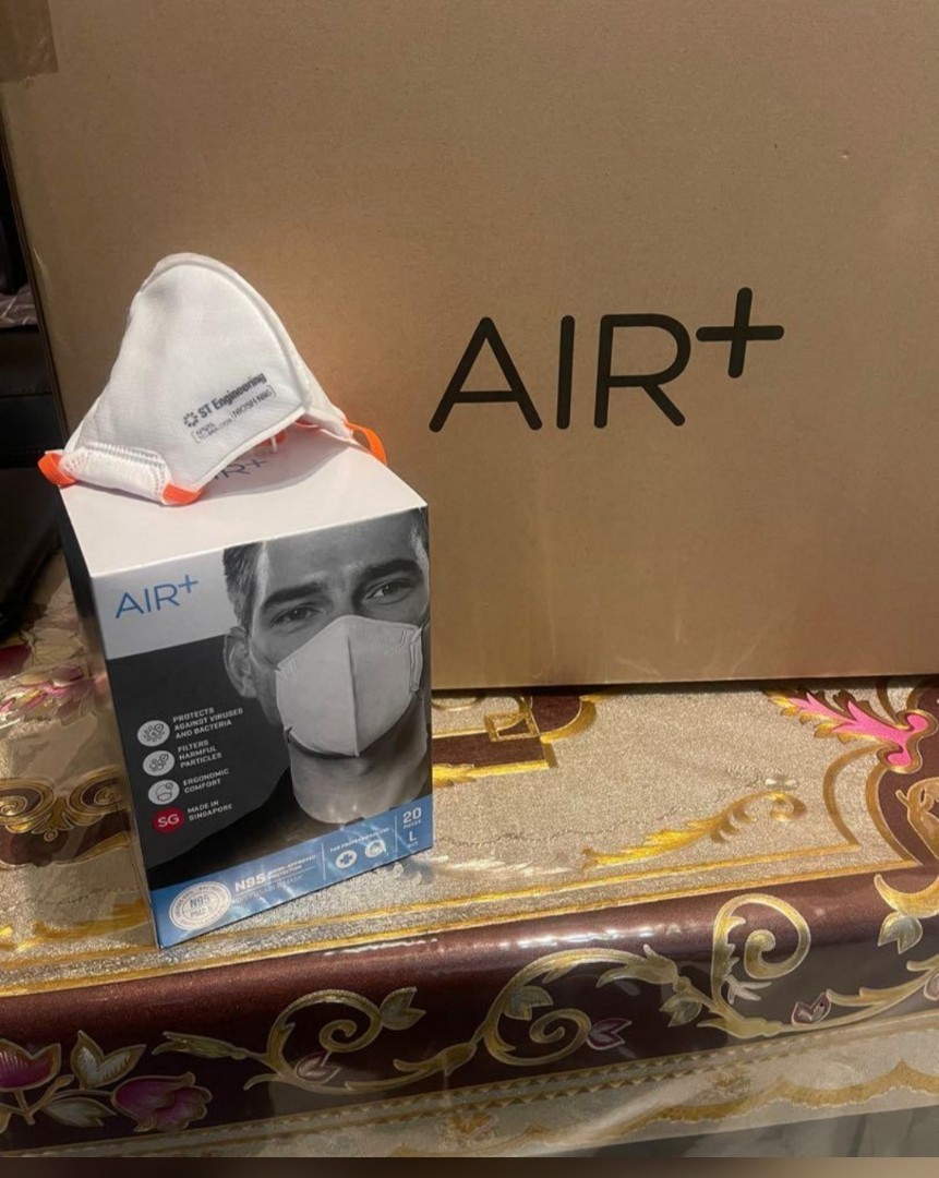 N95 air plus niosh, Health & Nutrition, Face Masks & Face Shields on ...
