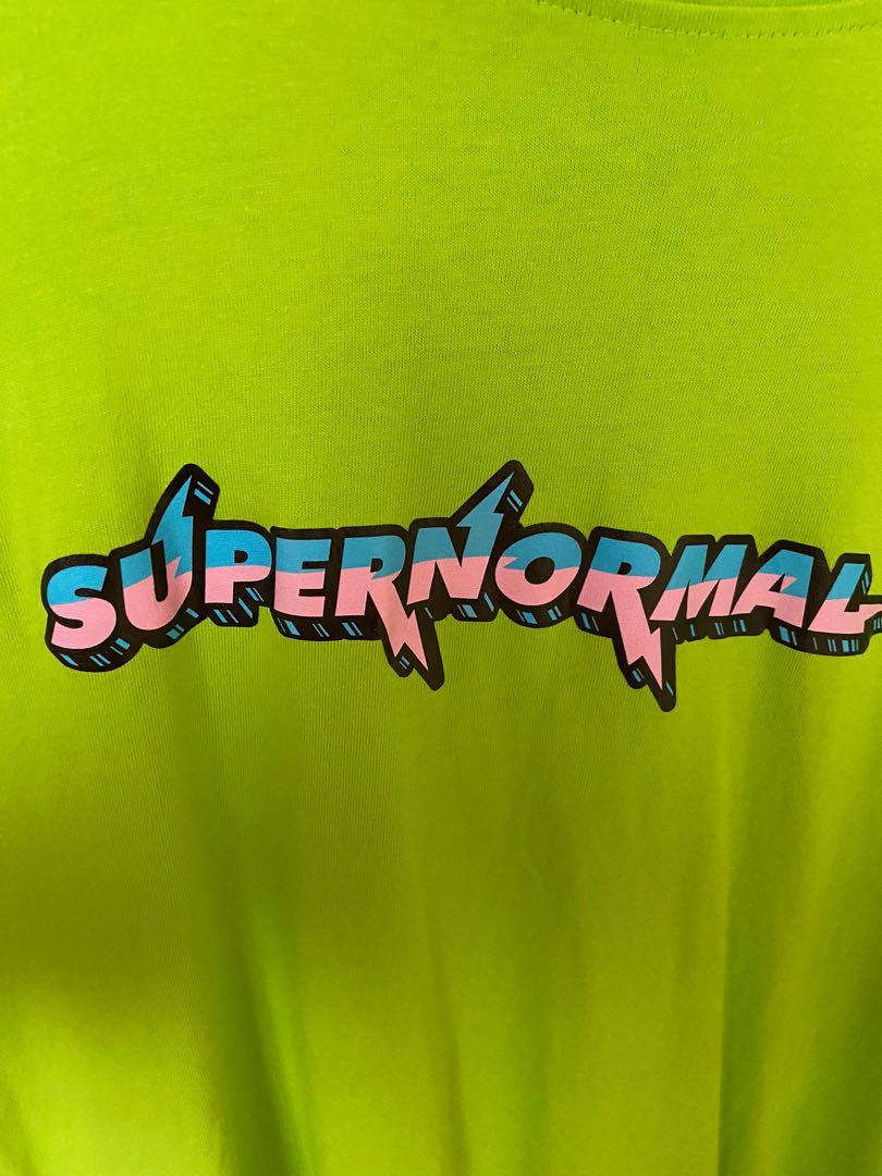 Neon green graphic tee shirt oversized Women s Fashion Tops Shirts on Carousell