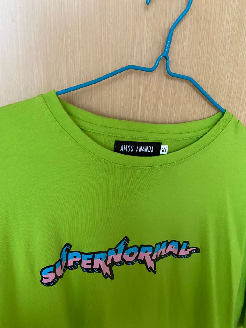 lime green graphic shirt