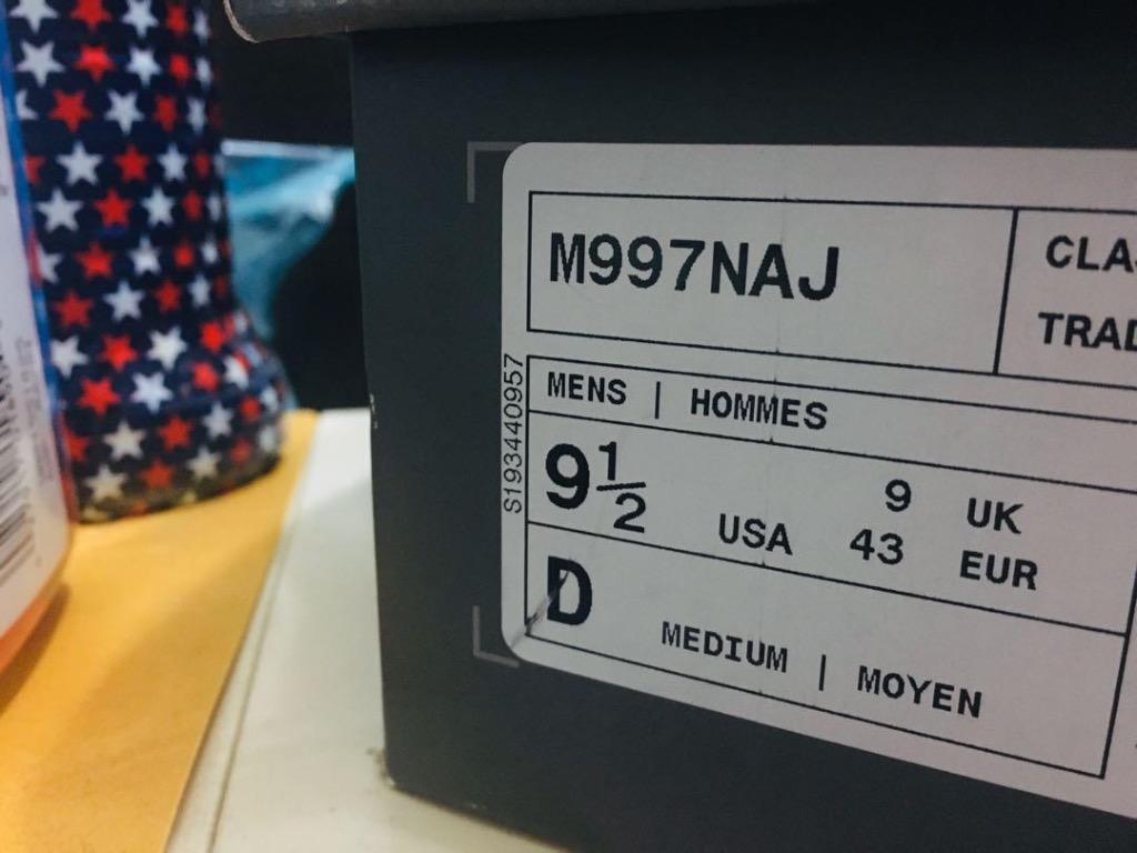 New balance m997NAJ 997 990 992 Carousell