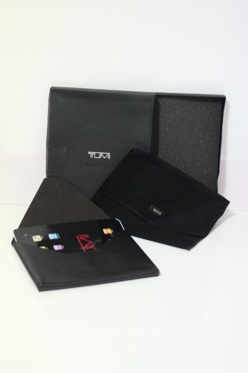 New in box TUMI 014251DL Leather Envelope Case for 9.7