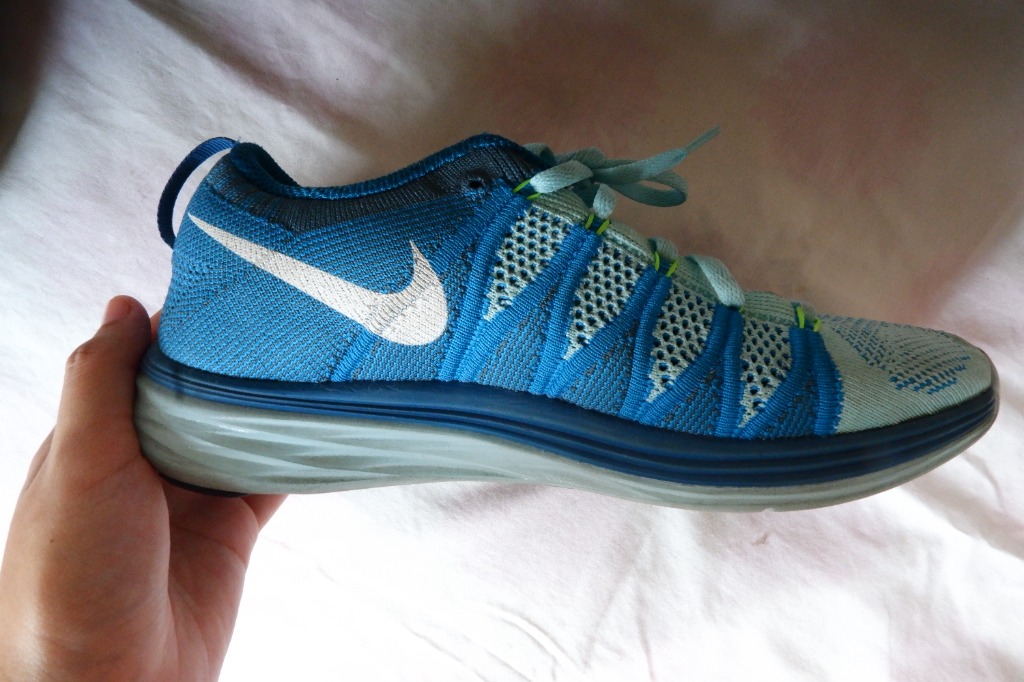 Nike flyknit lunar 2 blue on sale