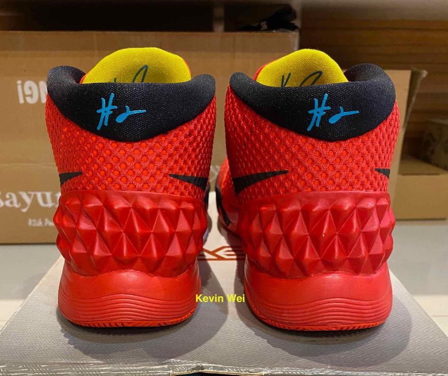 Nike Kyrie 1 Deceptive Red 紅705278-606 籃球鞋US10, 他的時尚, 鞋