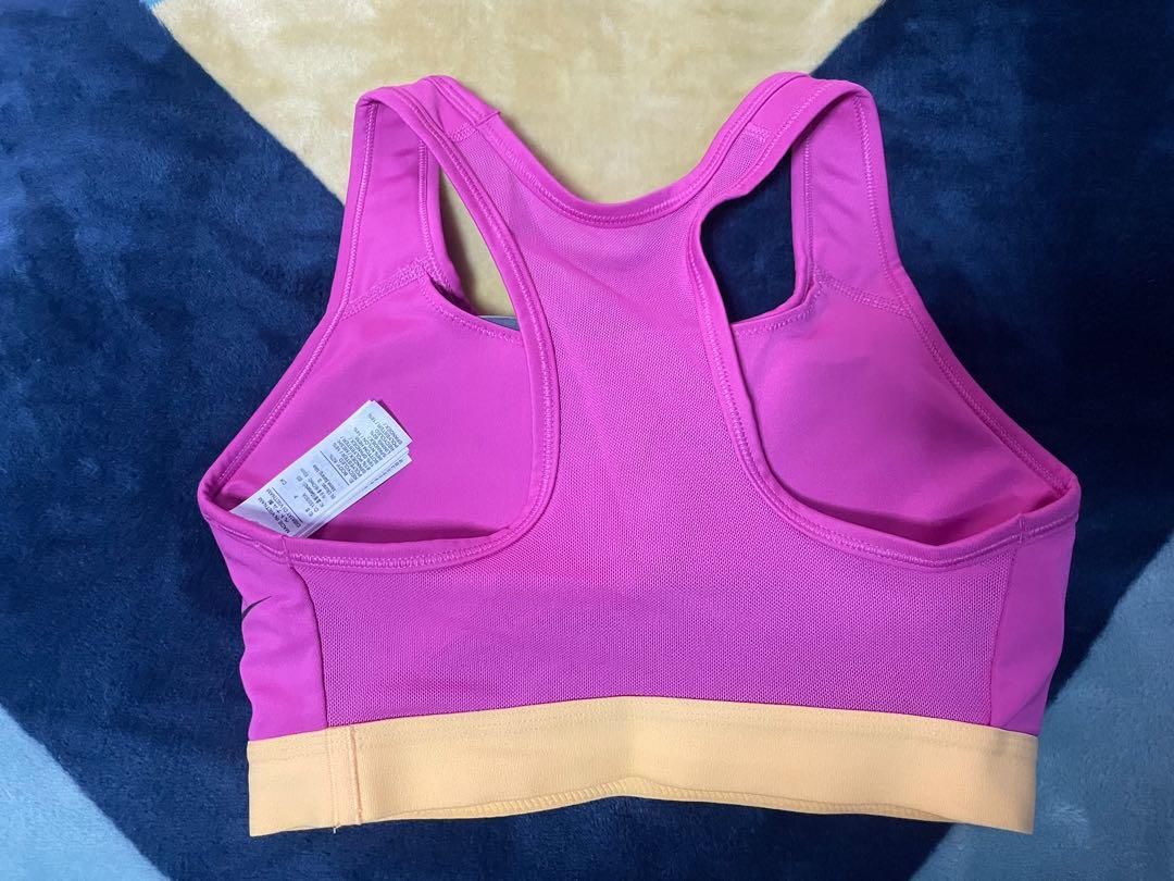 Nike Sports Bra (Pink), Women's Fashion, Activewear on Carousell
