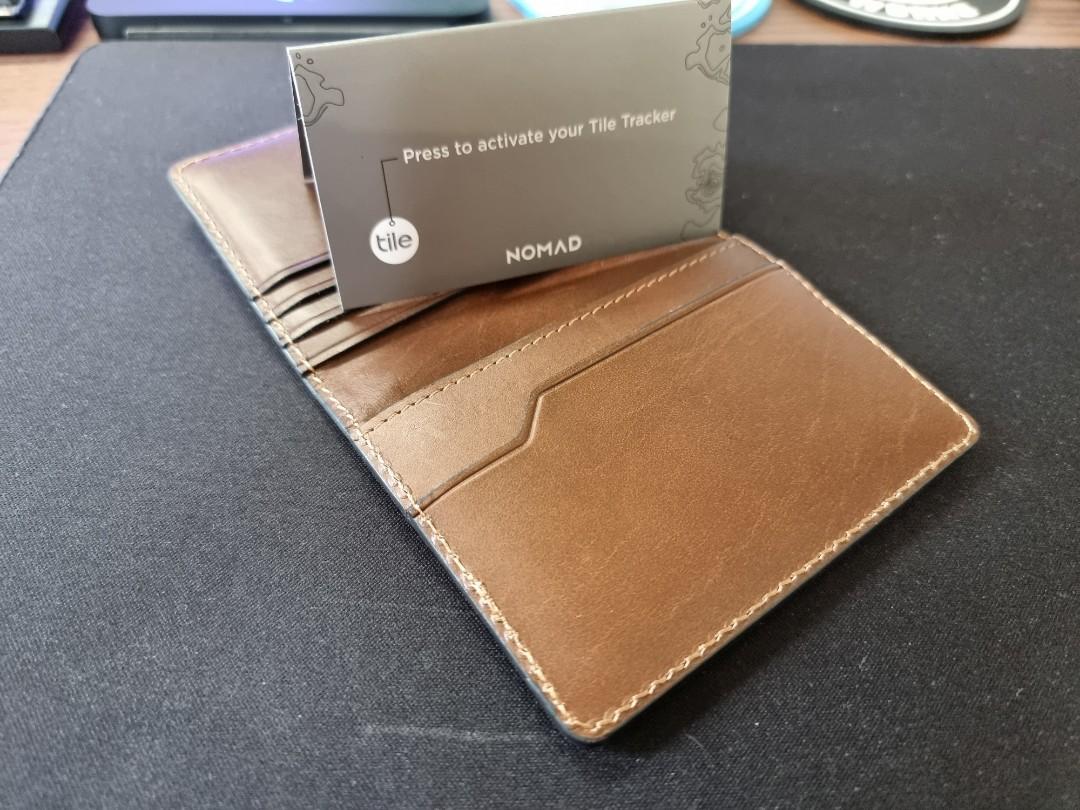 NOMAD Slim Wallet (Tile Tracking Edition), Men's Fashion, Watches