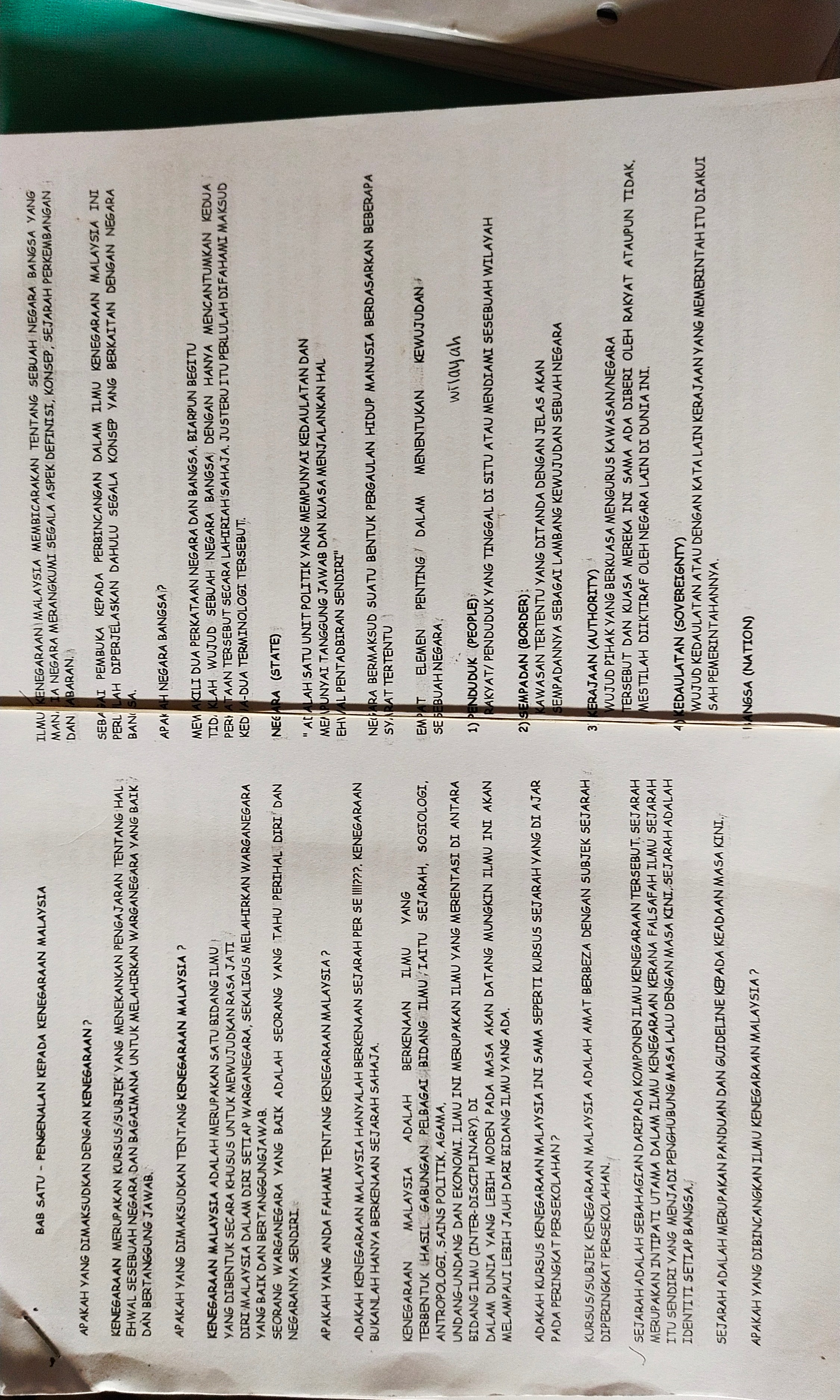 Note Kenegaraan Malaysia Uum Books Stationery Books On Carousell